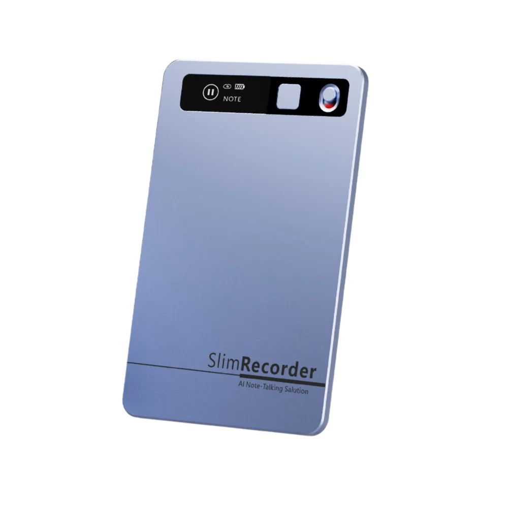 AI Voice Recorder ChatGPT Note Taker 64GB Ultra-Thin Grey