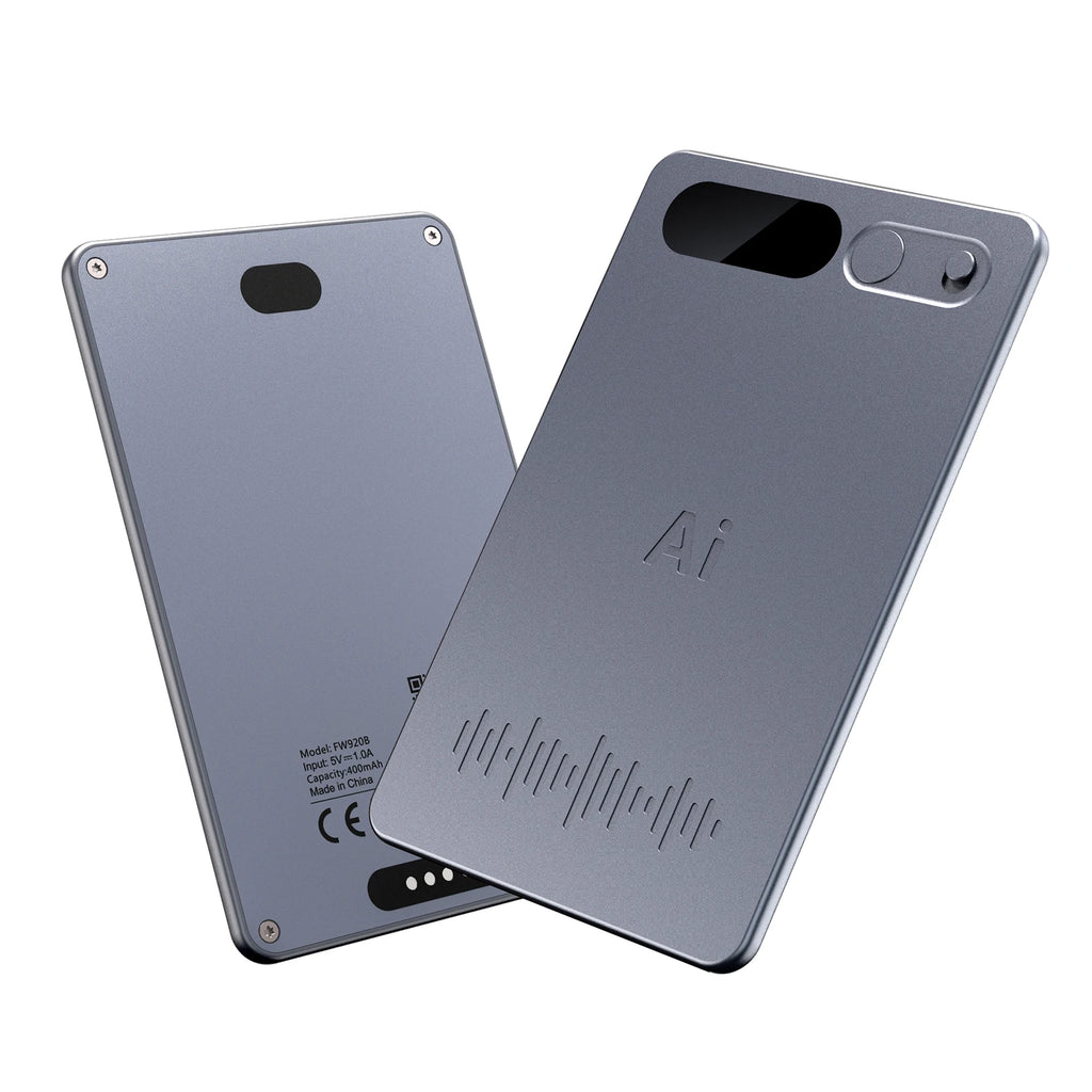 AI Voice Recorder ChatGPT Note Taker 64GB Ultra-Thin Grey