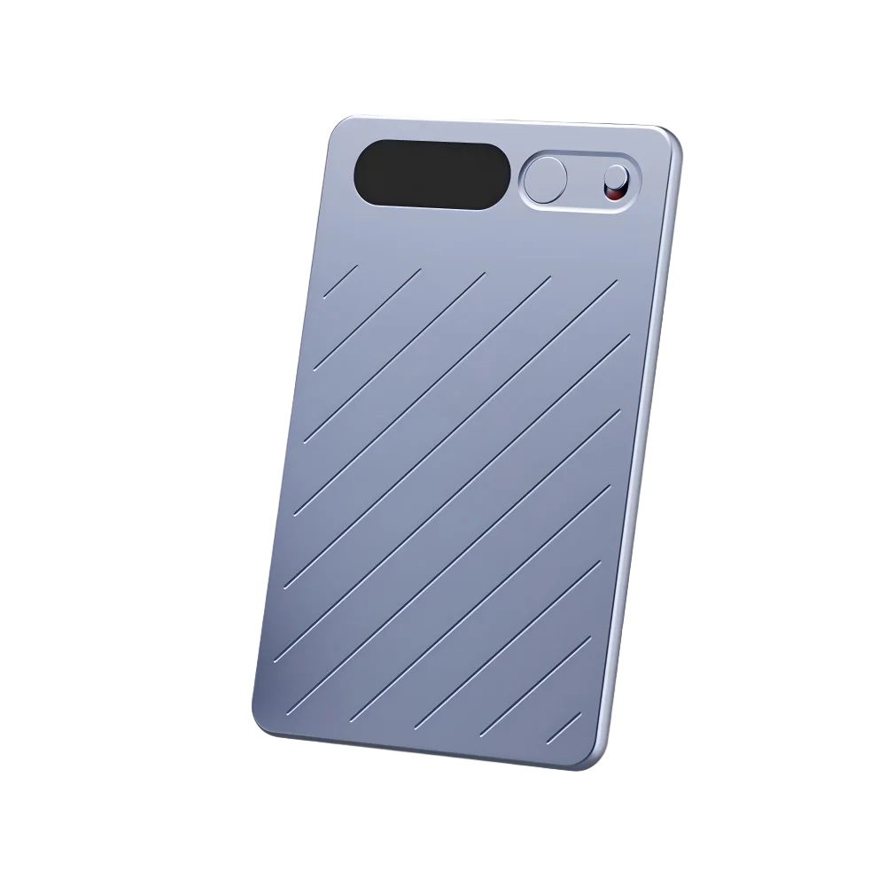 AI Voice Recorder ChatGPT Note Taker 64GB Ultra-Thin Grey